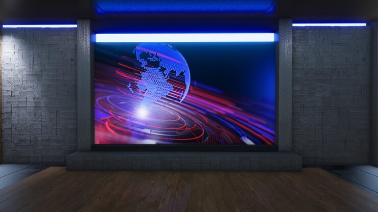 Just Home Help LED Wall Rental Setup